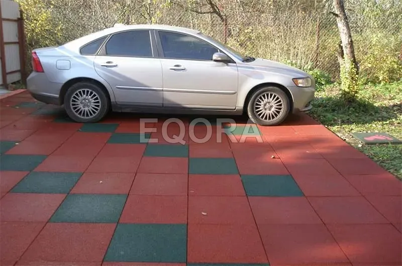 Резиновая плитка из крошки для гаража в Мегионе