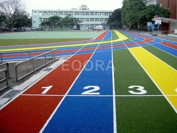 Бесшовное покрытие из резиновой крошки для беговых дорожек в Мегионе