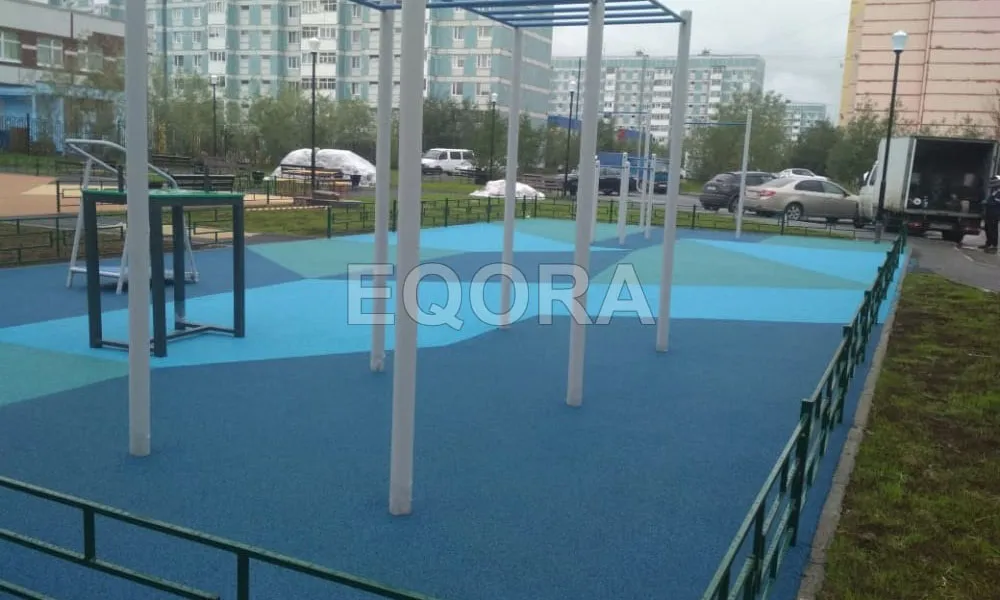 Как рассчитать необходимое количество материала при укладке резиновой крошки в Мегионе?